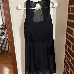 NWOT Torrid Women’s Size 3XL Black Sheer Swim Dress